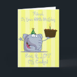 Friend Eat more Cake 69 Birthday Card Kort<br><div class="desc">kort</div>