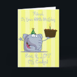 Friend Eat more Cake 69 Birthday Card Kort<br><div class="desc">kort</div>