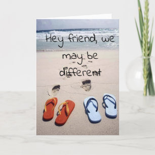 FRIEND FLIP-FLOP HUMOR PÅ DIN ***30th** BIRTHDAY Kort