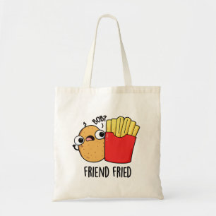 Friend Fried Funny Fransk Fries Pun Tygkasse