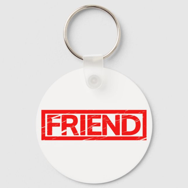 Friend Frimärke Nyckelring (Framsida)