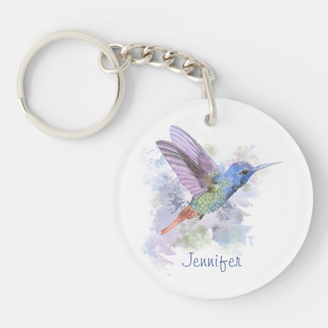 Friend Gift Art Whimsical Rufous Hummingbird (Framsidan)