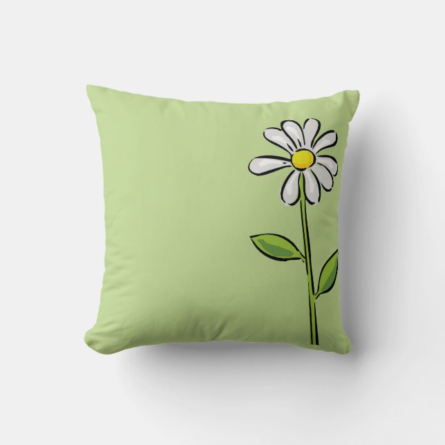 Friend Gift of God, Daisy om Grönt, Religiösa Kudde (Framsida)