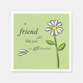 Friend Gift of God, Daisy om Grönt, Religiösa Pappersservett