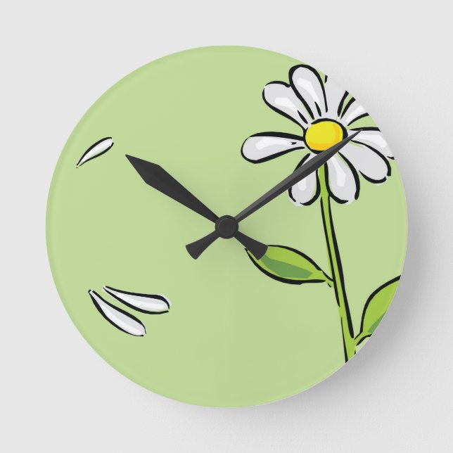 Friend Gift of God, Daisy om Grönt, Religiösa Rund Klocka (Framsida)
