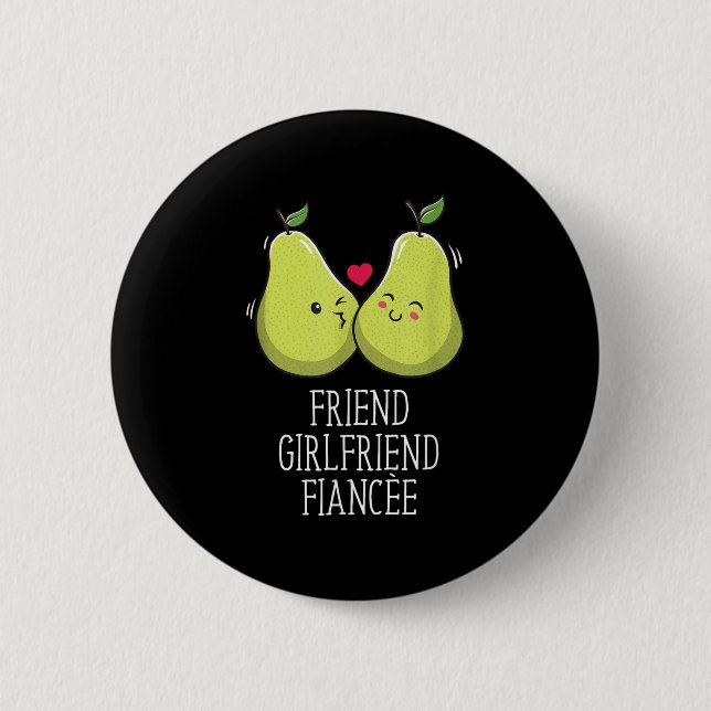 Friend Girlkompis Fiancee Makefeg Fiance Bröllop _ Knapp (Framsida)