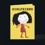 FRIEND HENNES BIRTHDAY GREETDS CARDS HELGKORT<br><div class="desc">CUTE FRIEND BIRTHDAY CARD</div>