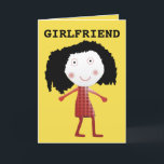 FRIEND HENNES BIRTHDAY GREETDS CARDS HELGKORT<br><div class="desc">CUTE FRIEND BIRTHDAY CARD</div>