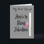 FRIEND-HERE SKA VARA FABULÖT PÅ DIN BIRTHDAY KORT<br><div class="desc">ATT VARA "DITT BÄSTA VÄNNER ÄR FABULÖST" ÄR ETT ONDERFULLT SÄTT ATT SÄGA "GRATTIS PÅ FÖDELSEDAGEN TILL "DITT FAB FRIEND" FÖR SÄKERHET!</div>