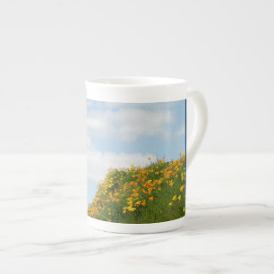 FRIEND-mugg Benporcelain med Mina Vänner Vallmo Benporslin Mugg