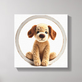 Friend Puppy ( Wall Art Hårig) Canvastryck