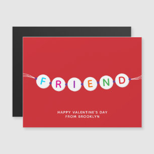Friend Söt vänskap Bracelet Red Valentines day