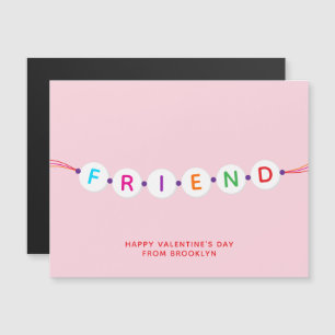 Friend Söt vänskap Bracelet rosa Valentine's
