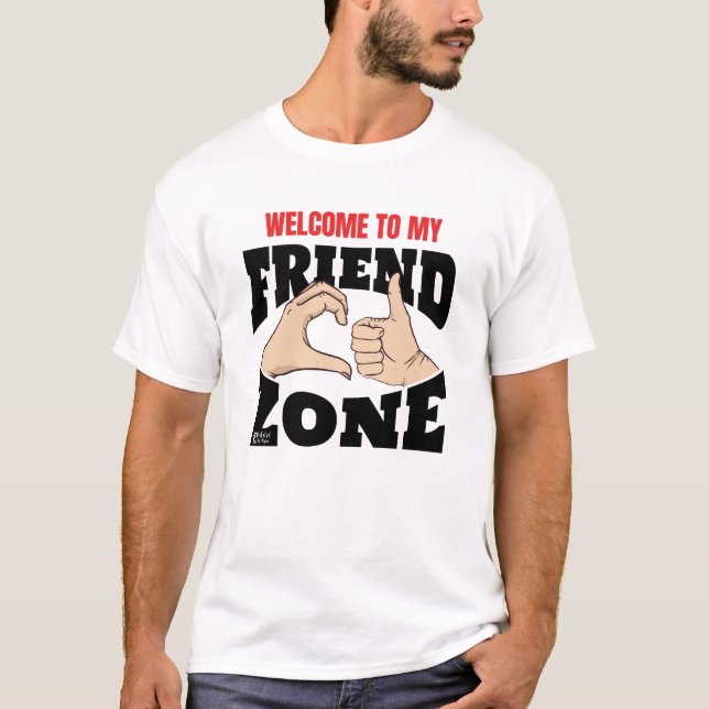 Friend Zon Manar White T Shirt (Framsida)