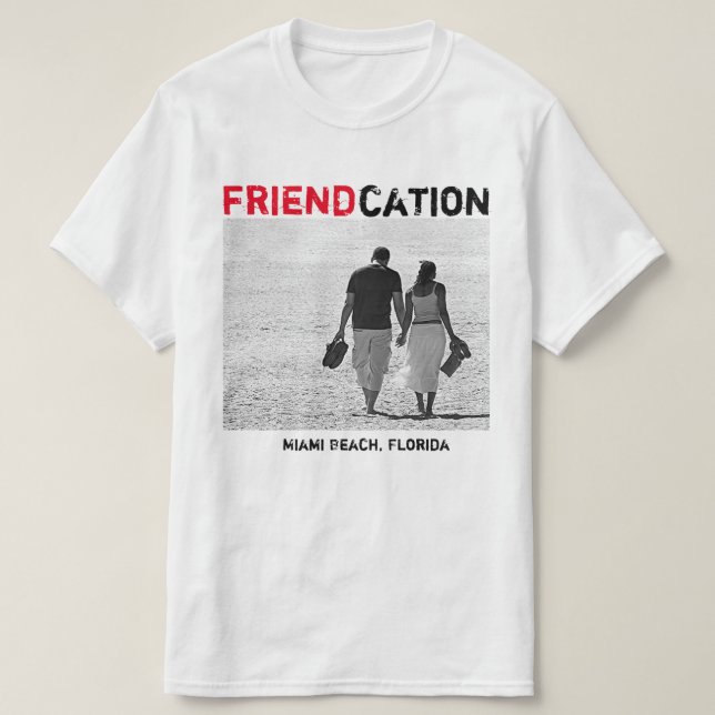 Friendcation lägg till bild T-tröja Tröja (Design framsida)