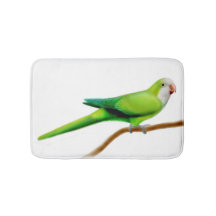 Friendent Quaker Munk Parrot Bath Mat