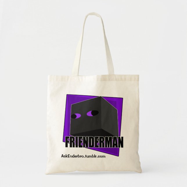 Frienderman hänger lös tygkasse (Framsidan)