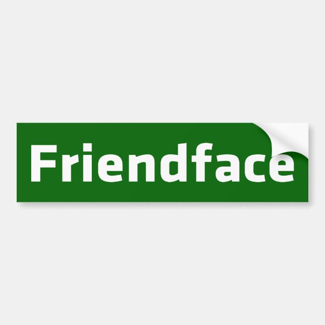 Friendface Bildekal (Framsidan)