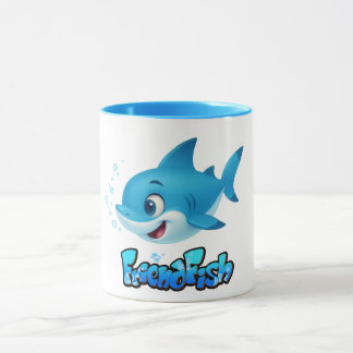 🐠 FriendFish Muggserie – Söt, Färgrik Mugg