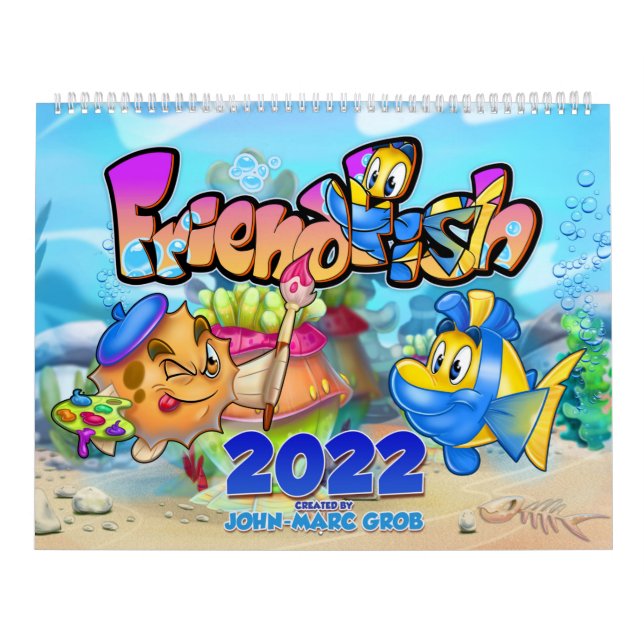 FriendFish-tecknad  Kalender (Omslag)