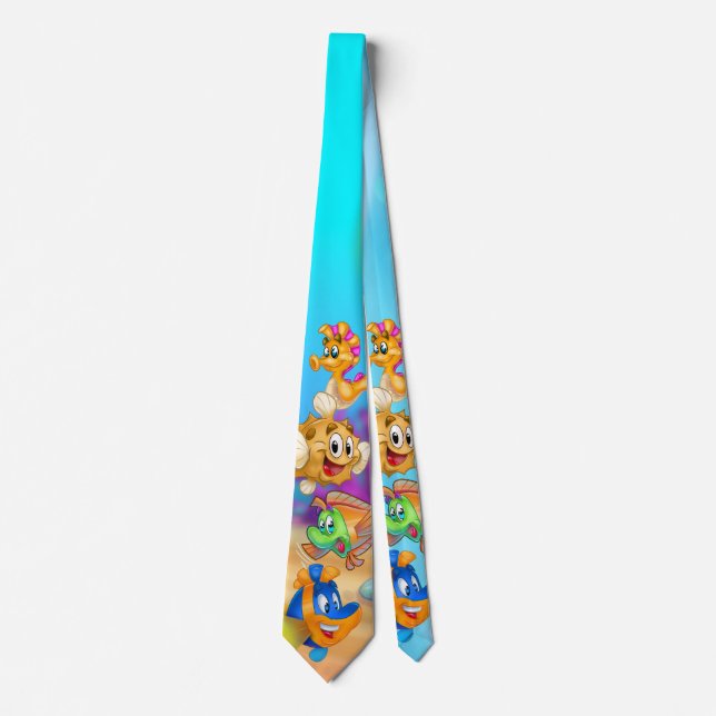 FriendFish tecknad Tie Slips (Framsida)