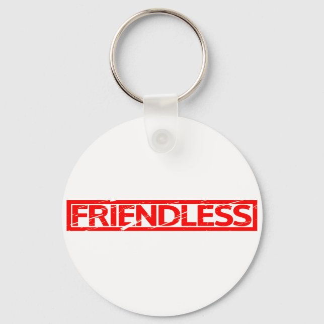Friendless Frimärke Nyckelring (Framsida)