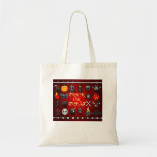 Friendly a Little Scary - Kids Halloween Bag Tygkasse