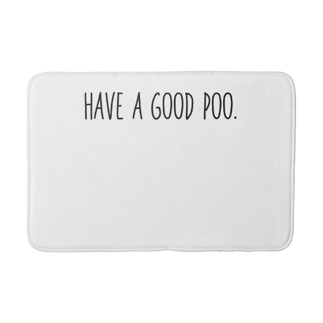 Friendly Bathroom Mat - Have a Good Poo. Badrumsmatta (Framsidan)