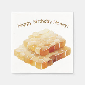 Friendly Bee Cocktail Napkins Pappersservett