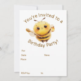 Friendly Bee-inbjudan Inbjudningar