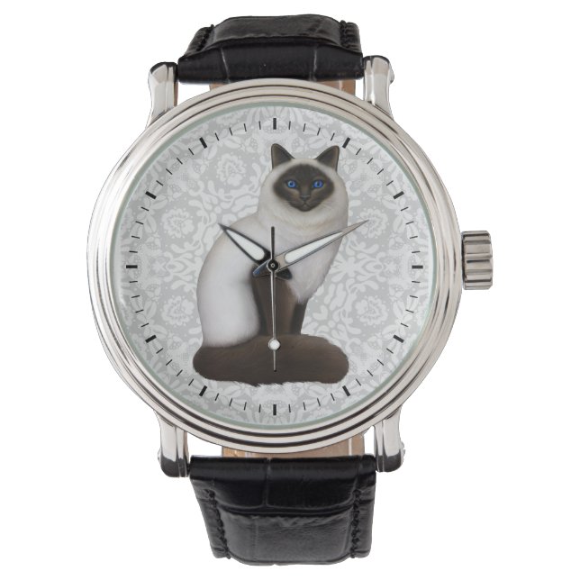 Friendly Birman Cat Watch Armbandsur (Framsida)