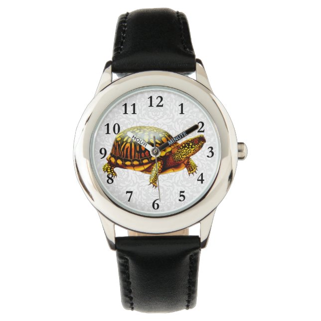 Friendly Box Turtle Kids Watch Armbandsur (Framsida)