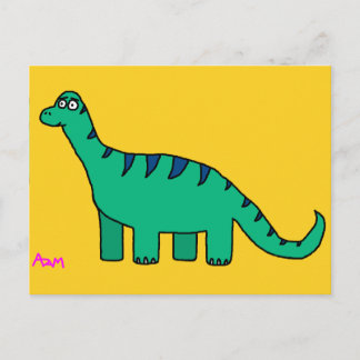 Friendly Brontosaurus vykort