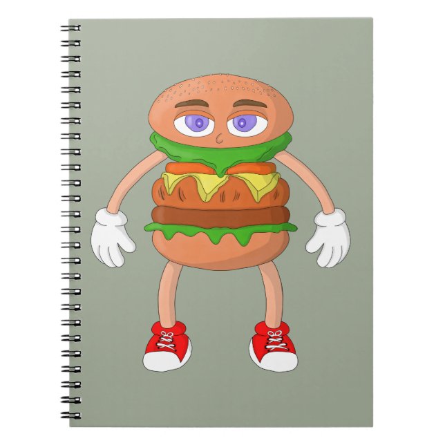Friendly Burger Anteckningsbok (Framsidan)