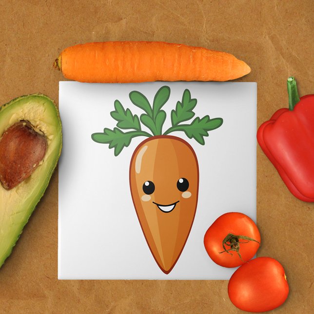 Friendly Carrot Kakelplatta (Skapare uppladdad)