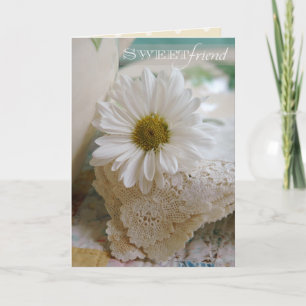Friendly Daisy Blessings - "Sweet Friend" Kort