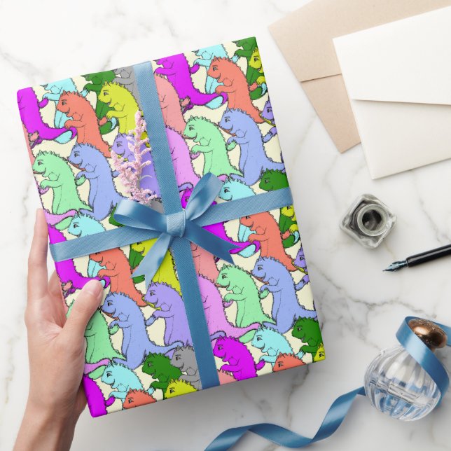 Friendly Dragons Presentpapper (Gifting)