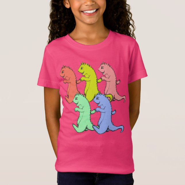 Friendly Dragons T Shirt (Framsida)