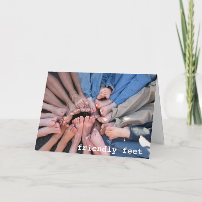 Friendly Feet Kort (Framsida)