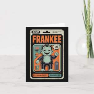 Friendly Frankenstein Monster Halloween Humor Leks Kort