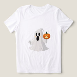 "Friendly Frights: Ghost & Pumpkin Duo" T Shirt