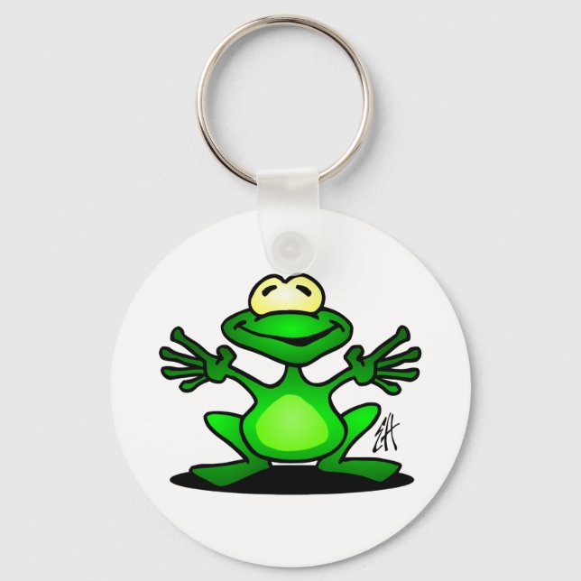 Friendly Frog Nyckelring (Framsida)