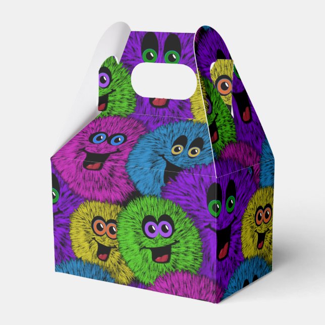 Friendly Fuzzles Cute Creatures Gable Favoritbox Presentaskar (Framsidan Sidan)