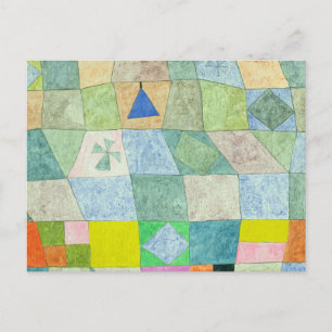 Friendly Game 1933 av Paul Klee Vykort