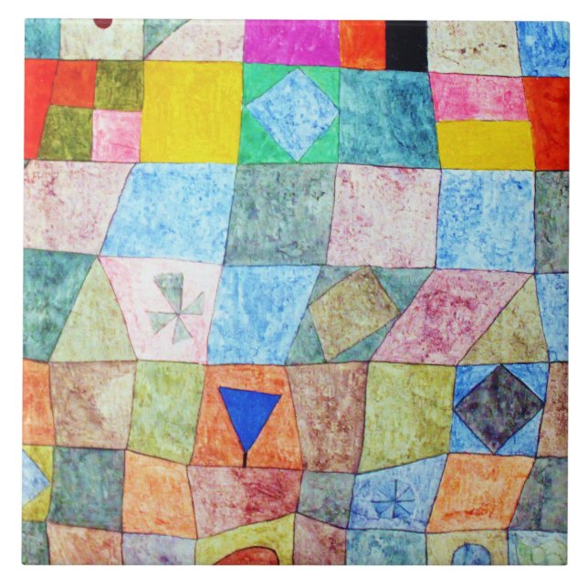 Friendly Game, Paul Klee Kakelplatta (Framsidan)
