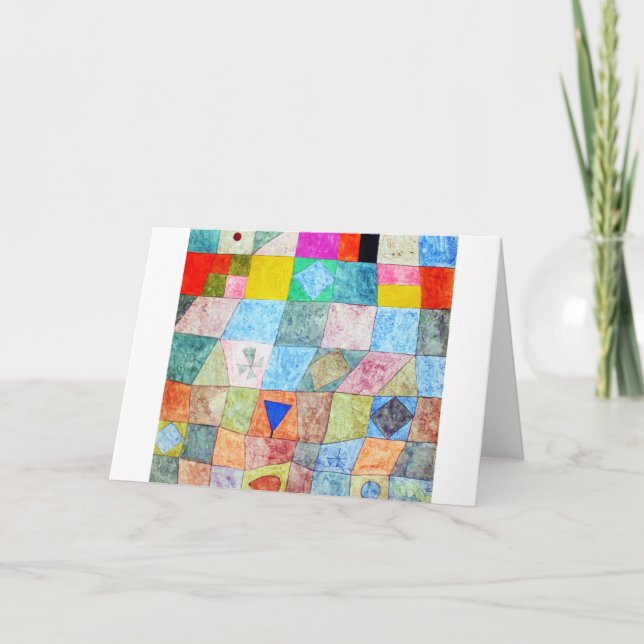 Friendly Game, Paul Klee Kort (Framsida)