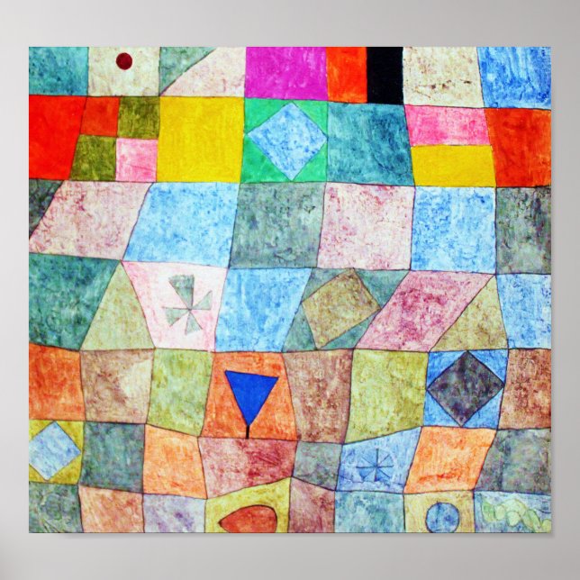 Friendly Game, Paul Klee Poster (Framsidan)