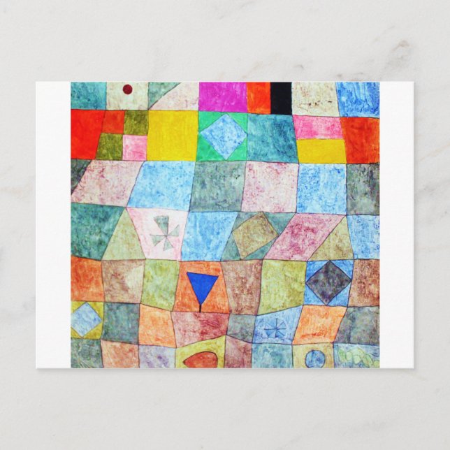 Friendly Game, Paul Klee Vykort (Framsida)
