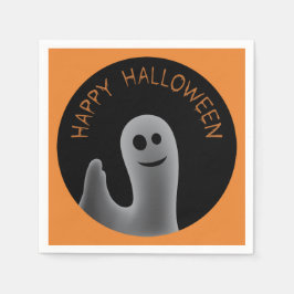 Friendly Ghost (Happy halloween) Pappersservett