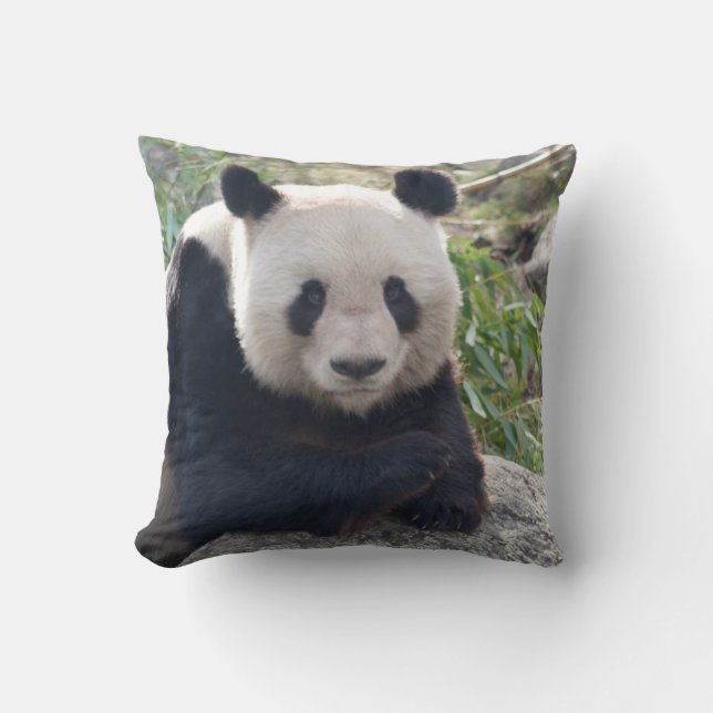 Friendly Giant Panda Kudde (Framsida)